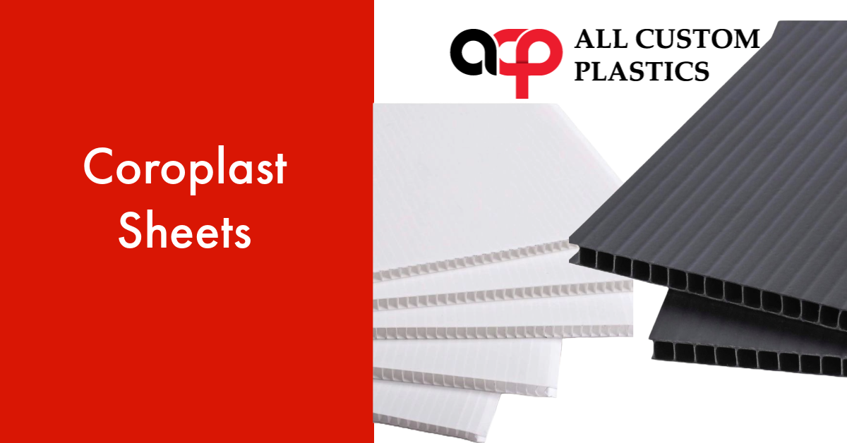 Coroplast corrugated Plastic sheets